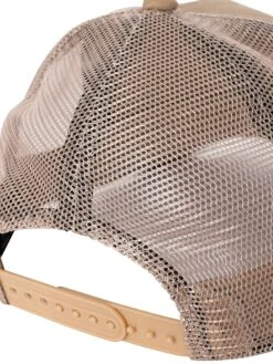 Christian Rose Iconic Plate Trucker Cap - Sand/Black -Standout Fashion Shop 47892g