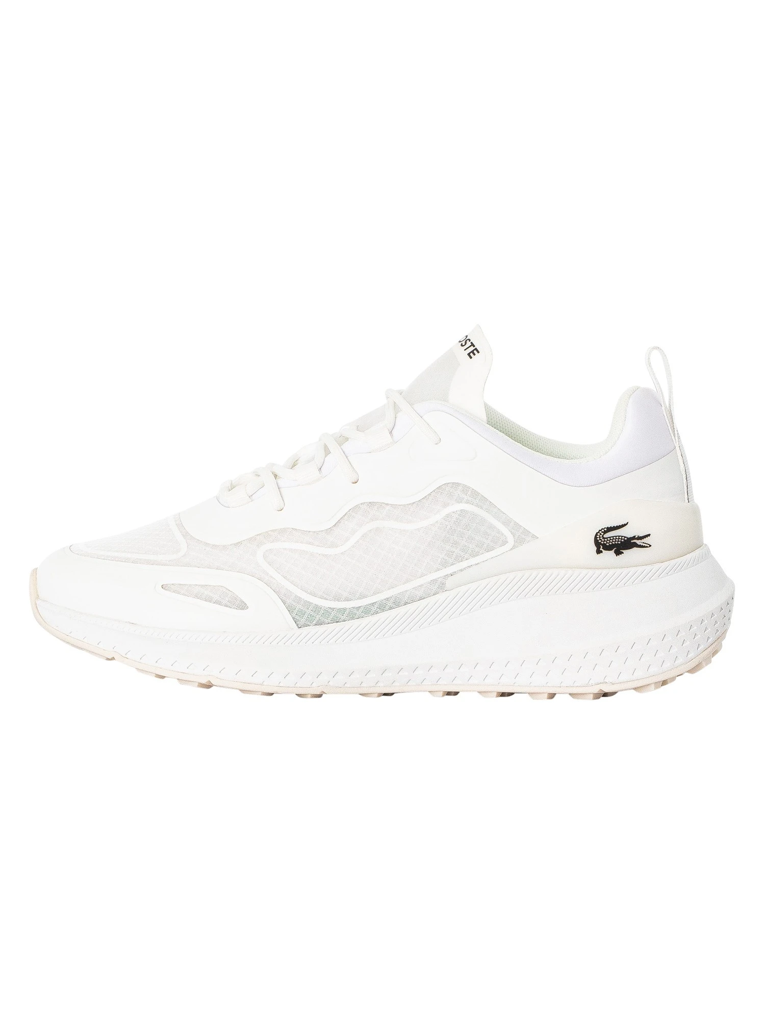Lacoste Active 4851 123 1 SMA Trainers - White/White 2 Lacoste Active 4851 123 1 SMA Trainers - White/White - Image 2