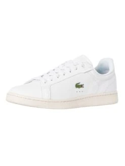 Lacoste Carnaby Pro 123 9 SMA Leather Trainers - White/Off White