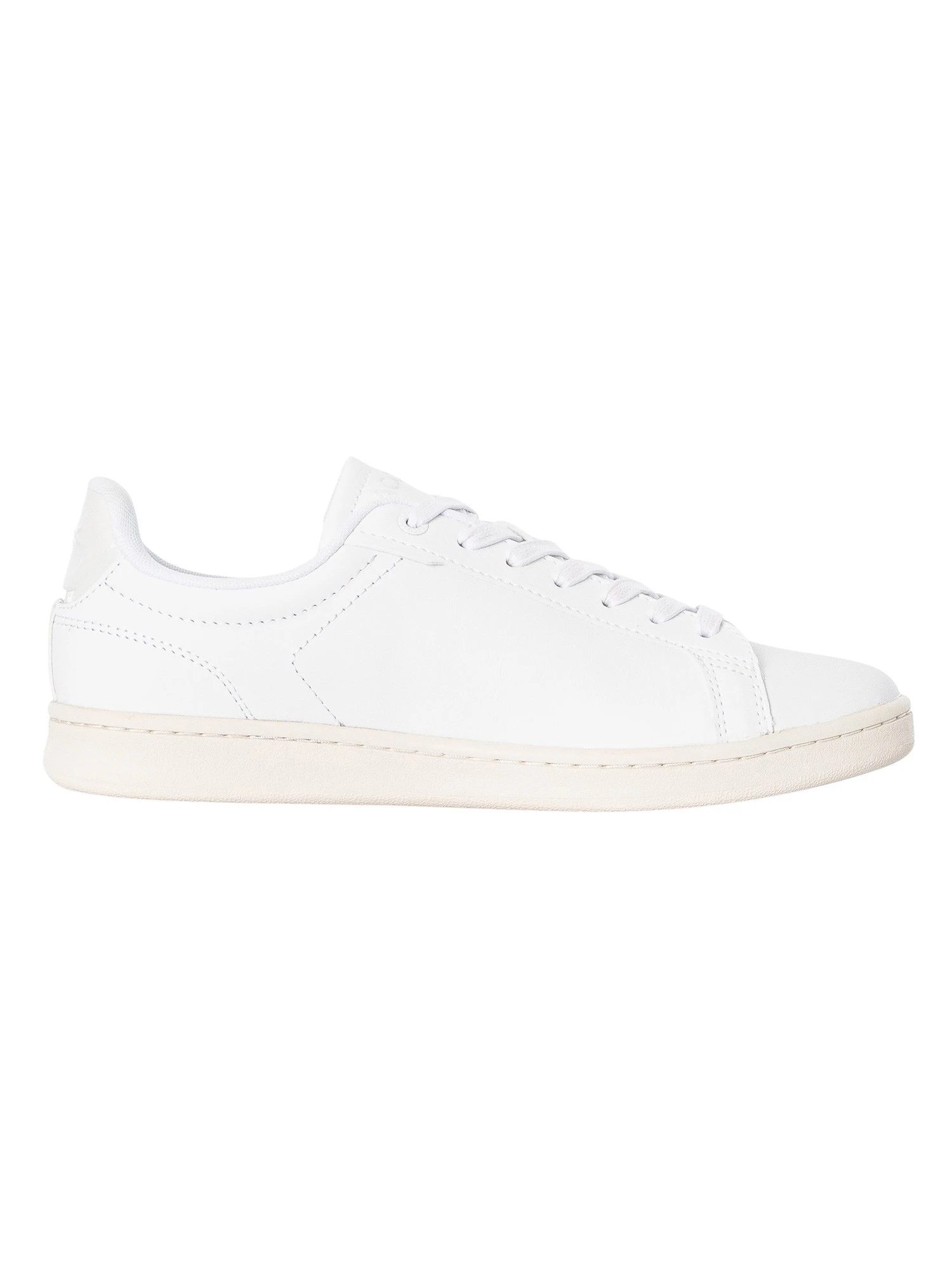 Lacoste Carnaby Pro 123 9 SMA Leather Trainers - White/Off White 3 Lacoste Carnaby Pro 123 9 SMA Leather Trainers - White/Off White - Image 3