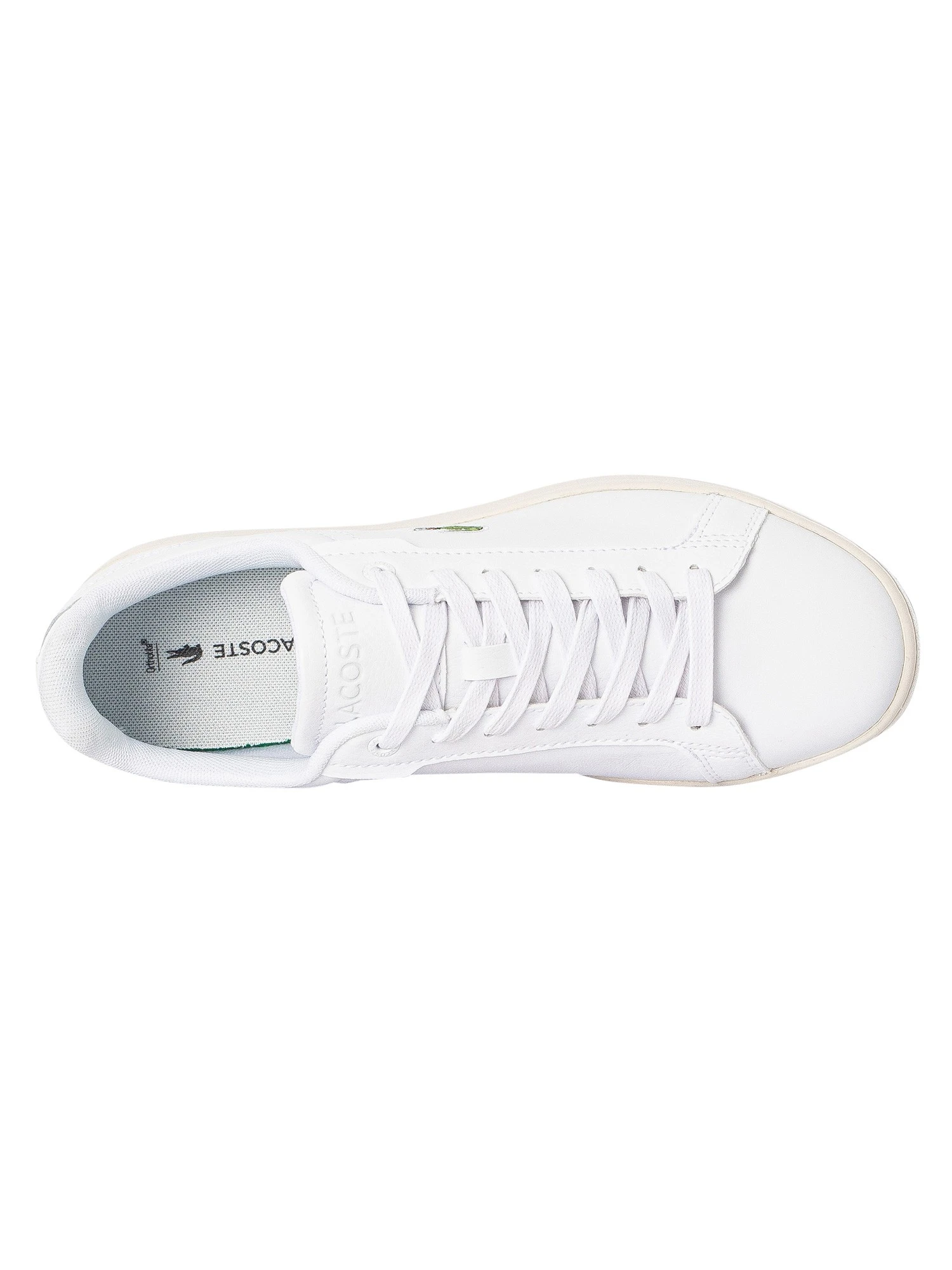 Lacoste Carnaby Pro 123 9 SMA Leather Trainers - White/Off White 6 Lacoste Carnaby Pro 123 9 SMA Leather Trainers - White/Off White - Image 6