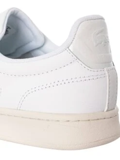 Lacoste Carnaby Pro 123 9 SMA Leather Trainers - White/Off White 17 Lacoste Carnaby Pro 123 9 SMA Leather Trainers - White/Off White -Standout Fashion Shop 47899i