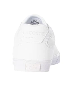 Lacoste Lerond Pro BL 23 1 CMA Leather Trainers - White/White -Standout Fashion Shop 47903e