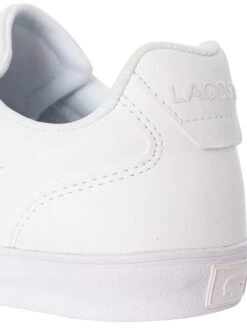 Lacoste Lerond Pro BL 23 1 CMA Leather Trainers - White/White -Standout Fashion Shop 47903i