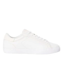 Lacoste Powercourt 1121 1 SMA Leather Trainers - White/White -Standout Fashion Shop 47904c