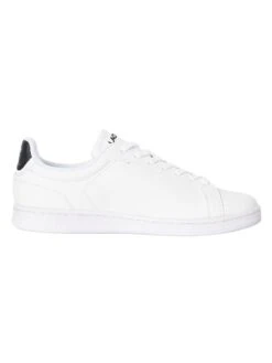 Lacoste Carnaby Pro 123 8 SMA Leather Trainers - White/Black -Standout Fashion Shop 47910c