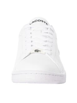 Lacoste Carnaby Pro 123 8 SMA Leather Trainers - White/Black -Standout Fashion Shop 47910d