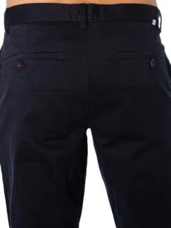 Farah Lawson Twill Chinos - True Navy -Standout Fashion Shop 47948d