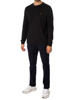 Farah Lawson Twill Chinos - True Navy -Standout Fashion Shop 47948f