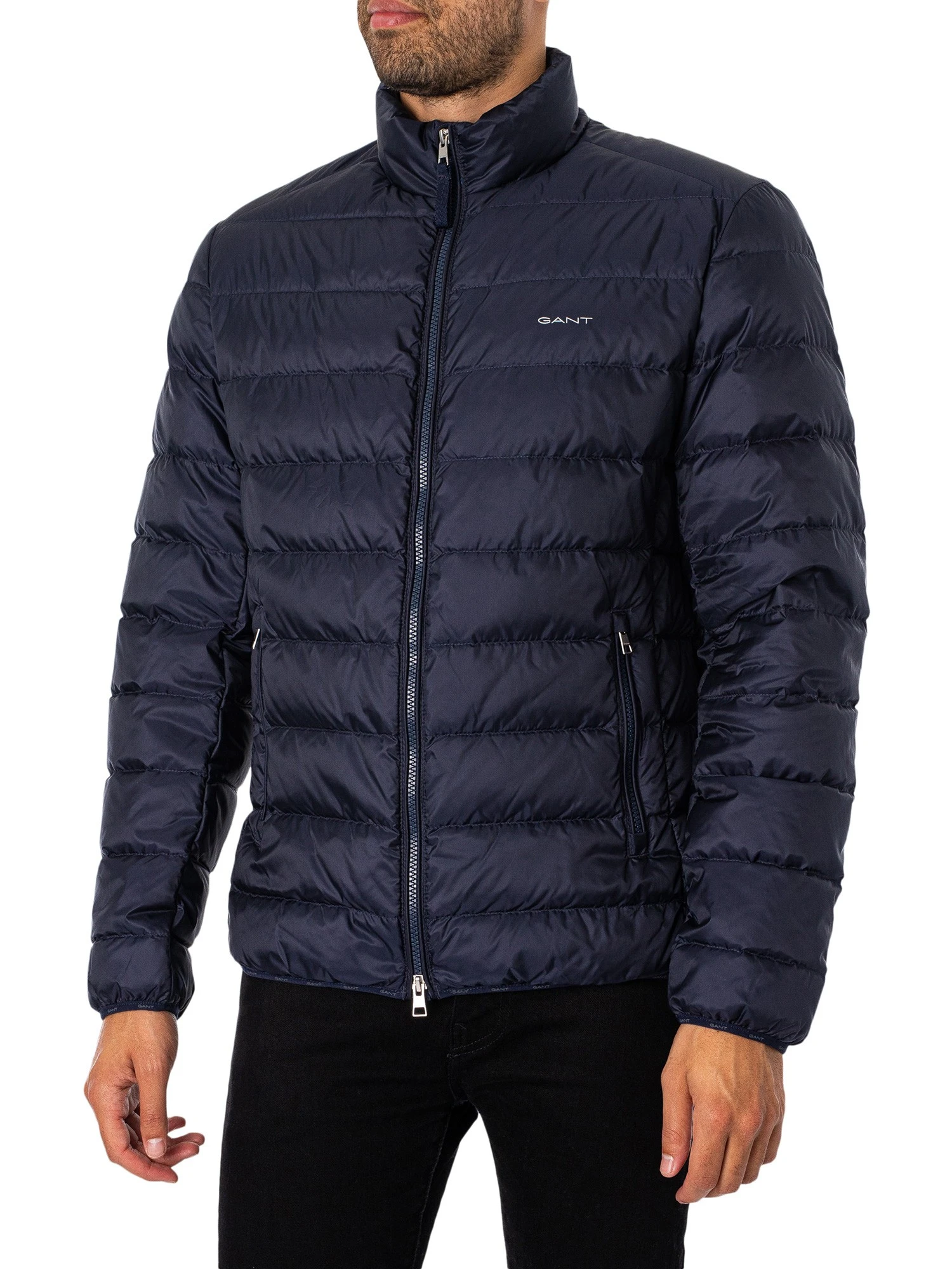 GANT Light Down Jacket - Evening Blue 2 GANT Light Down Jacket - Evening Blue - Image 2