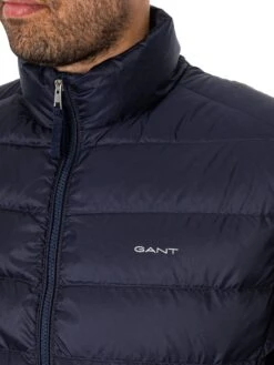 GANT Light Down Jacket - Evening Blue 11 GANT Light Down Jacket - Evening Blue -Standout Fashion Shop 47957d