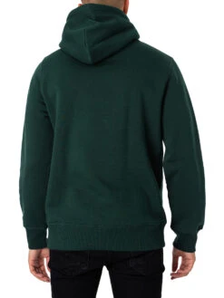GANT Shield Hoodie - Tartan Green -Standout Fashion Shop 47965c