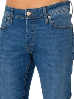 Jack & Jones Glenn Original 223 Slim Jeans - Blue Denim -Standout Fashion Shop 47977e