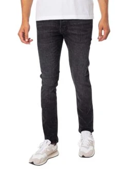 Jack & Jones Glenn Original 270 Slim Jeans - Black Denim