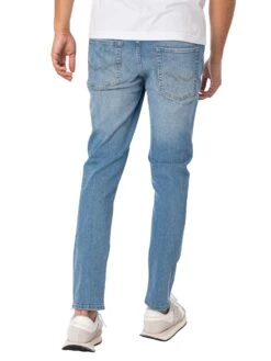 Jack & Jones Glenn Original 770 Slim Jeans - Light Blue Denim -Standout Fashion Shop 47979c