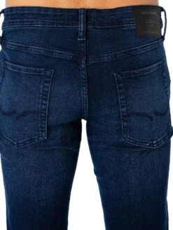Jack & Jones Glenn Original 775 Slim Jeans - Dark Blue Denim -Standout Fashion Shop 47980d