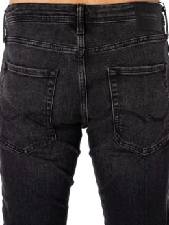 Jack & Jones Mike Original 389 Tapered Jeans - Black Denim -Standout Fashion Shop 47984d