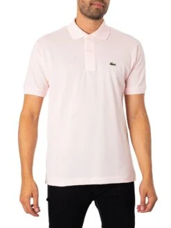 Lacoste Classic Fit Polo Shirt - Light Pink