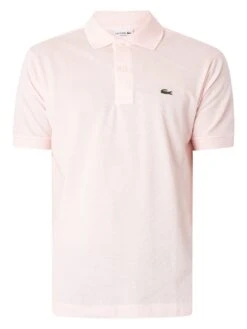 Lacoste Classic Fit Polo Shirt - Light Pink -Standout Fashion Shop 47987e
