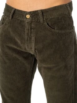 Lois Jeans 199 New Dallas Jumbo Cord Jeans - Green Olive -Standout Fashion Shop 48003e