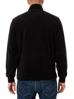 Lyle & Scott Fleece Quarter Zip - Jet Black 7 Lyle & Scott Fleece Quarter Zip - Jet Black -Standout Fashion Shop 48016c