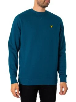 Lyle & Scott Logo Crew Sweatshirt - Apres Navy