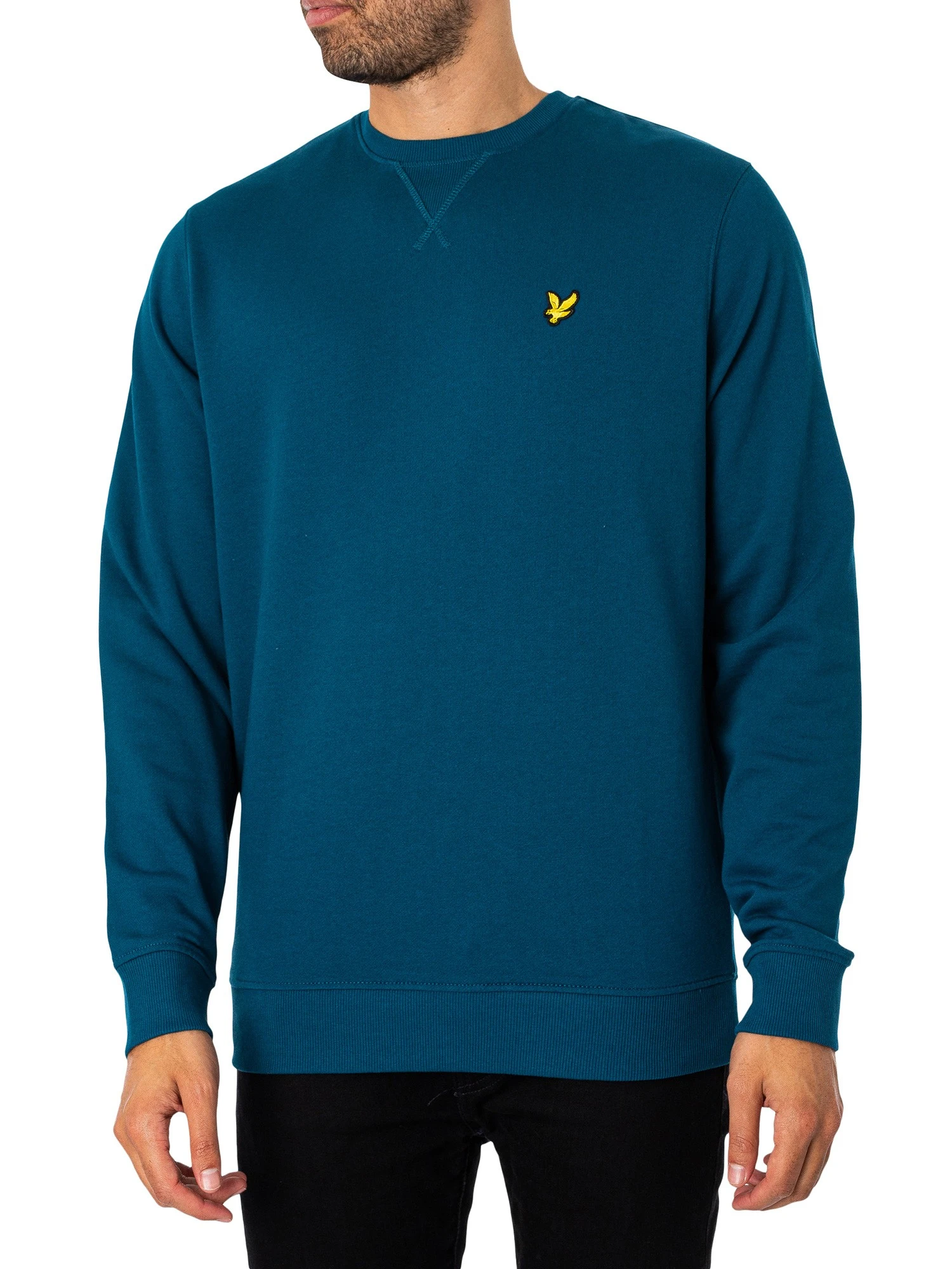 Lyle & Scott Logo Crew Sweatshirt - Apres Navy 2 Lyle & Scott Logo Crew Sweatshirt - Apres Navy - Image 2