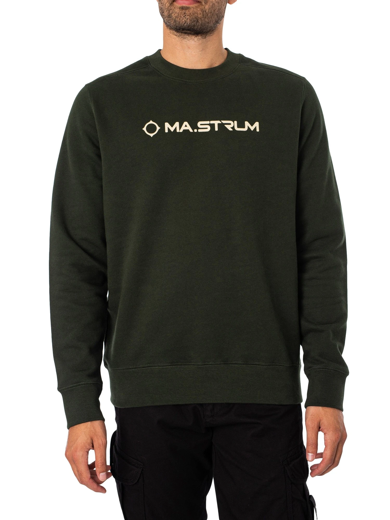 MA.STRUM Printed Chest Logo Sweatshirt - Oil Slick 2 MA.STRUM Printed Chest Logo Sweatshirt - Oil Slick - Image 2