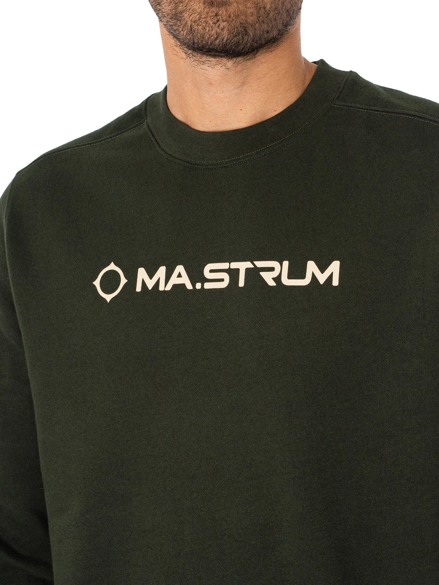 MA.STRUM Printed Chest Logo Sweatshirt - Oil Slick 4 MA.STRUM Printed Chest Logo Sweatshirt - Oil Slick - Image 4
