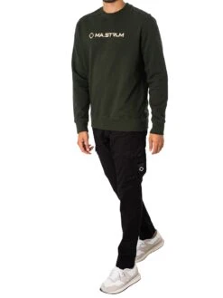 MA.STRUM Printed Chest Logo Sweatshirt - Oil Slick 10 MA.STRUM Printed Chest Logo Sweatshirt - Oil Slick -Standout Fashion Shop 48039e