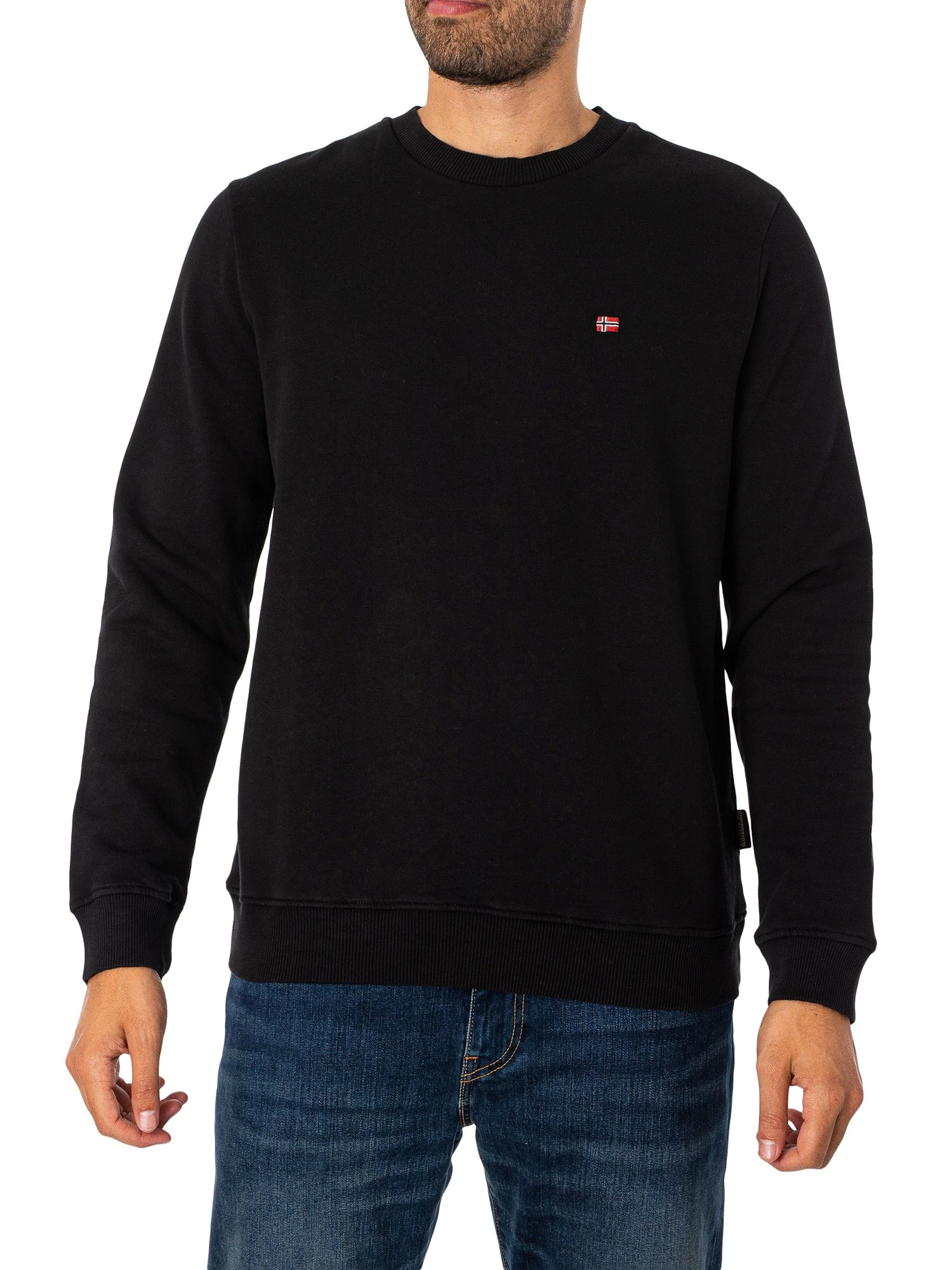 Napapijri Balis Sweatshirt - Black 1 Napapijri Balis Sweatshirt - Black