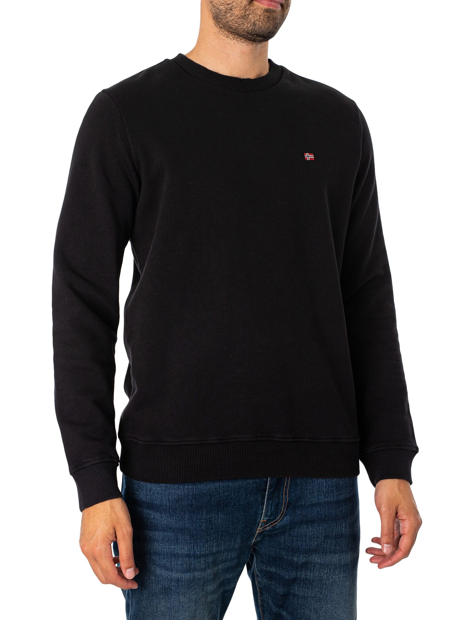 Napapijri Balis Sweatshirt - Black 2 Napapijri Balis Sweatshirt - Black - Image 2