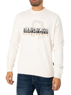 Napapijri Iceberg Sweatshirt - White Whisper
