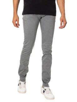 Replay Hyperflex Anbass Slim Fit Jeans - Light Grey