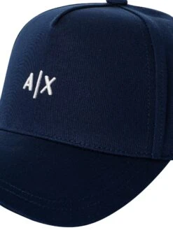 Armani Exchange Logo Baseball Cap - Navy -Standout Fashion Shop 48134f