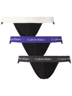 Calvin Klein 3 Pack Jock Straps - Black (Multi)
