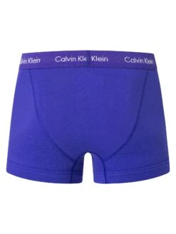 Calvin Klein 3 Pack Trunks - Blue/Black/Atlantic Deep -Standout Fashion Shop 48140d