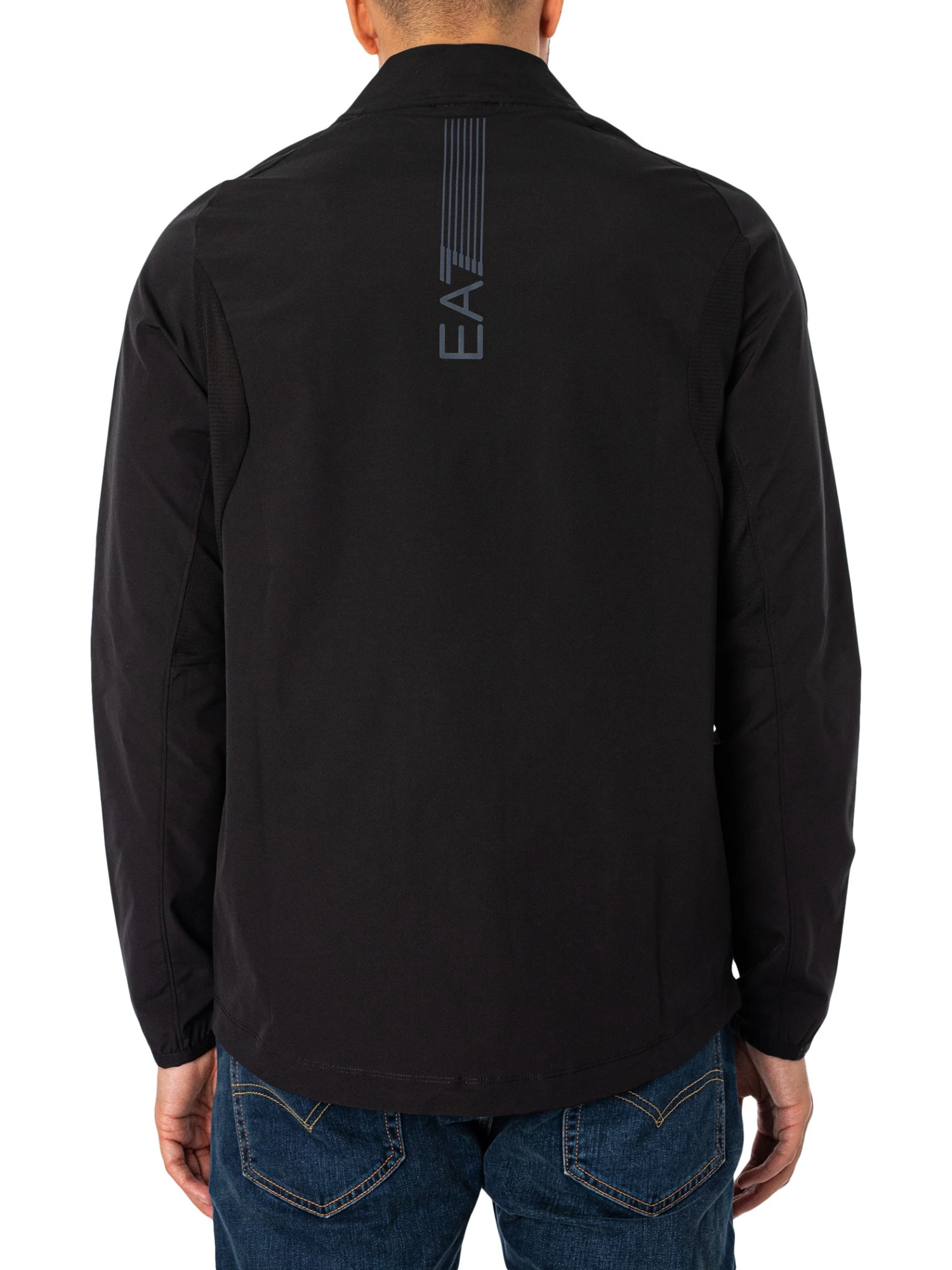 EA7 Ventus 7 Lightweight Jacket - Black/Gold 3 EA7 Ventus 7 Lightweight Jacket - Black/Gold - Image 3