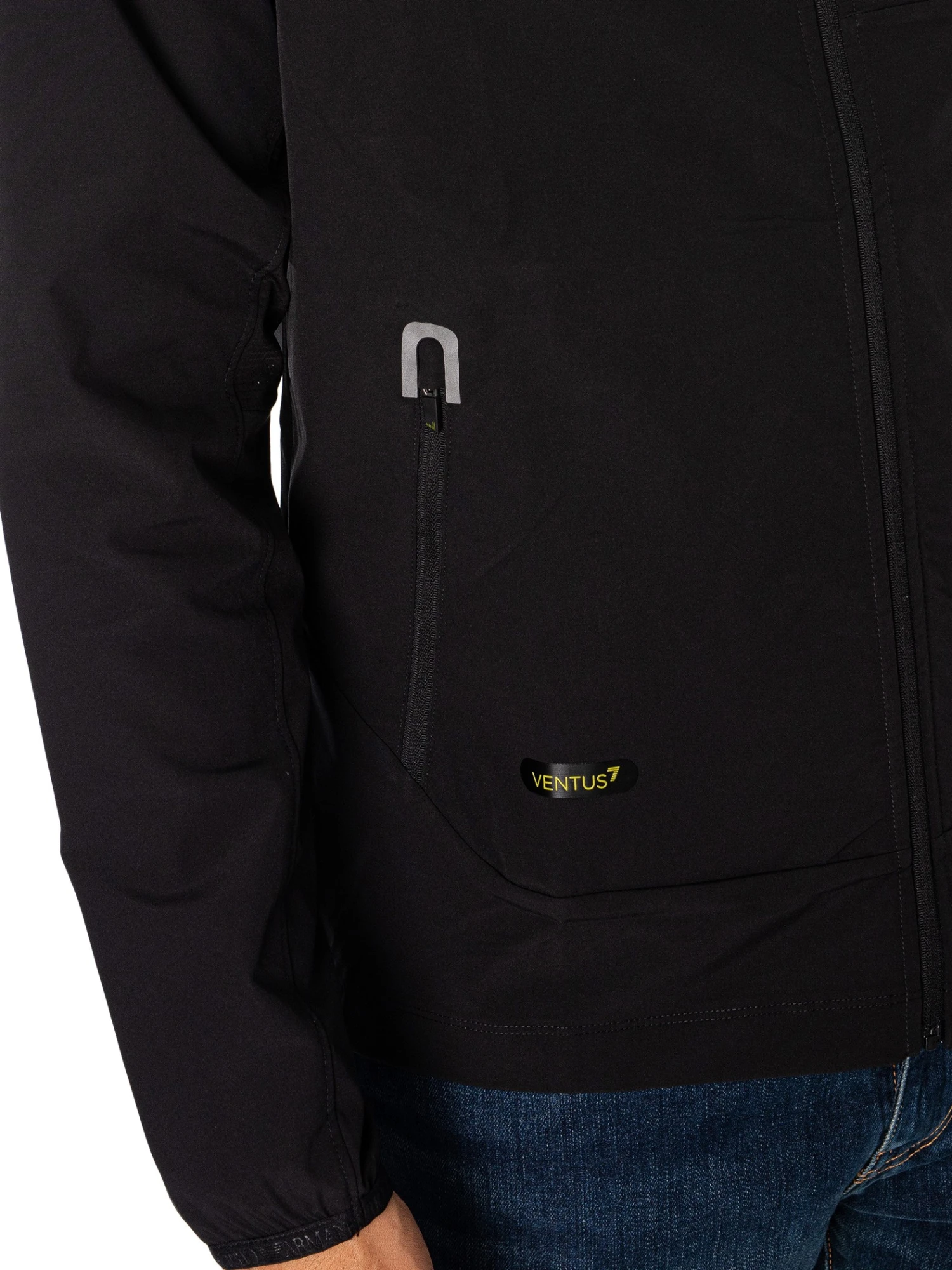 EA7 Ventus 7 Lightweight Jacket - Black/Gold 5 EA7 Ventus 7 Lightweight Jacket - Black/Gold - Image 5