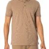 HUGO Dereso Polo Shirt - Open Brown