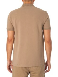 HUGO Dereso Polo Shirt - Open Brown -Standout Fashion Shop 48168c