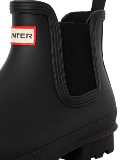 Hunter Original Chelsea Wellington Boots - Black -Standout Fashion Shop 48176h