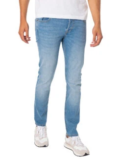 Jack & Jones Glenn Original 330 Slim Jeans - Blue Denim