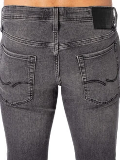 Jack & Jones Glenn Original 349 Slim Jeans - Black Denim -Standout Fashion Shop 48180d