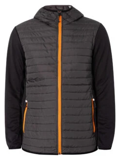 Jack & Jones Multi Quilted Jacket - Asphalt -Standout Fashion Shop 48181e