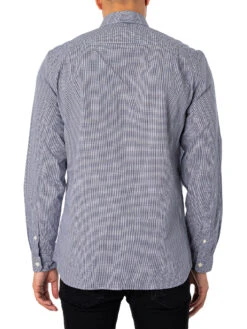 Lacoste Chest Pocket Check Shirt - Blue -Standout Fashion Shop 48182c