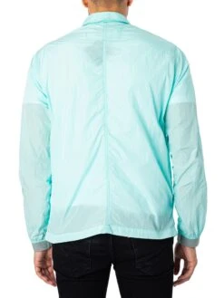 Marshall Artist Krinkle Nylon Pocket Overshirt - Cyan -Standout Fashion Shop 48205c