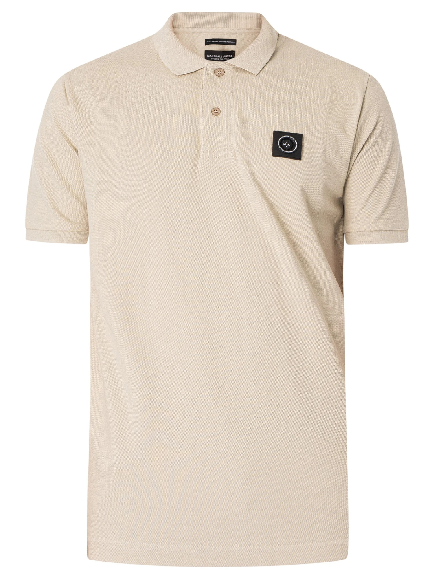 Marshall Artist Siren Polo Shirt - Stone 5 Marshall Artist Siren Polo Shirt - Stone - Image 5