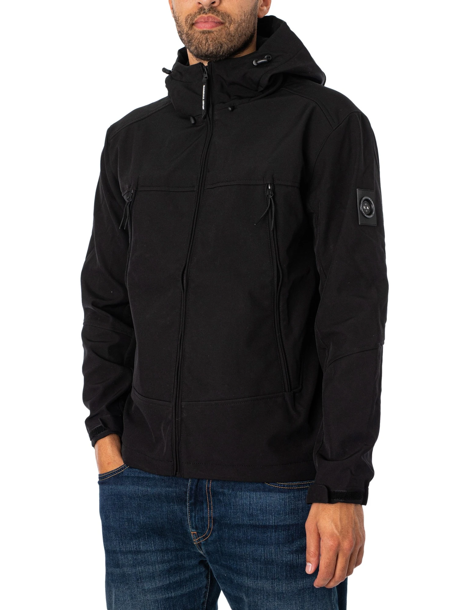 Marshall Artist Softshell Jacket - Black 2 Marshall Artist Softshell Jacket - Black - Image 2