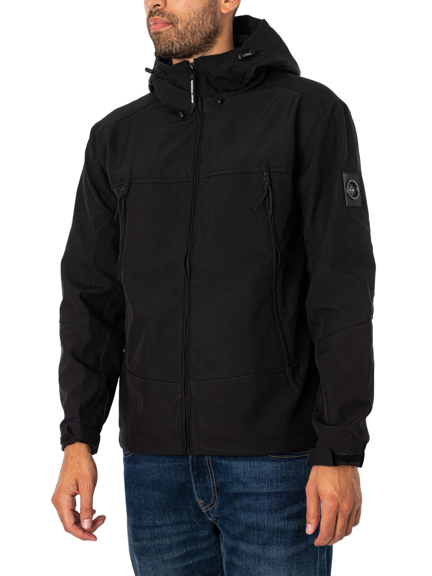 Marshall Artist Softshell Jacket - Black 3 Marshall Artist Softshell Jacket - Black - Image 3